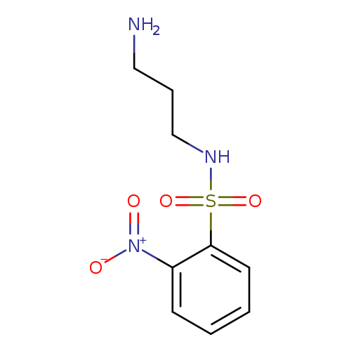 NCCCNS(=O)(=O)c1ccccc1[N+](=O)[O-]