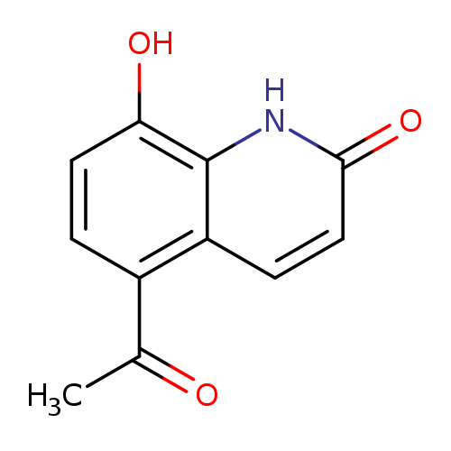 CC(=O)c1ccc(c2c1ccc(=O)[nH]2)O
