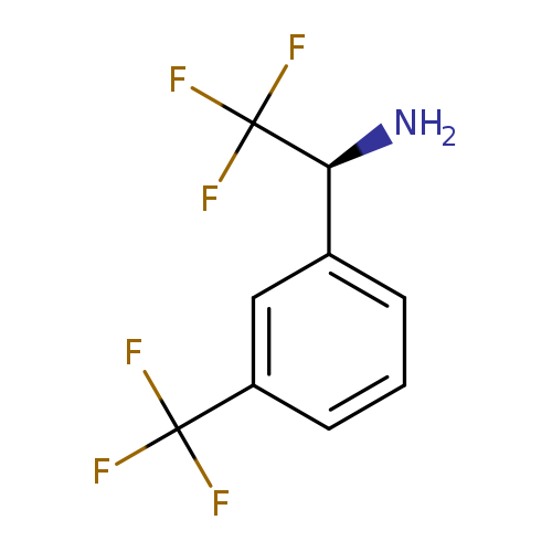 N[C@H](C(F)(F)F)c1cccc(c1)C(F)(F)F
