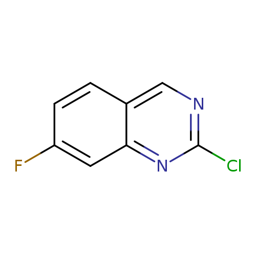 Fc1ccc2c(c1)nc(nc2)Cl