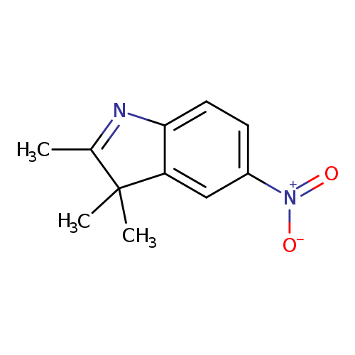 CC1=Nc2c(C1(C)C)cc(cc2)[N+](=O)[O-]