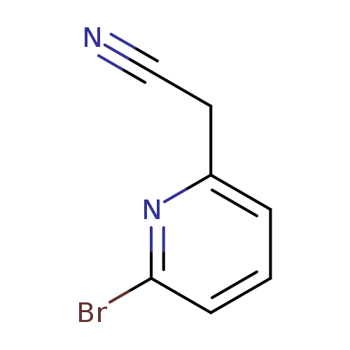 Brc1cccc(n1)CC#N