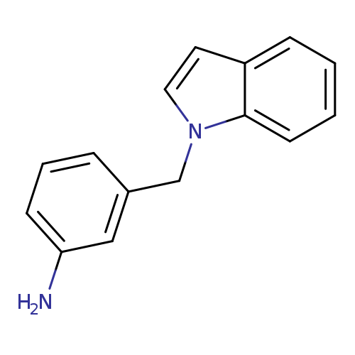 Nc1cccc(c1)Cn1ccc2c1cccc2