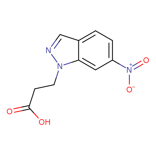 OC(=O)CCn1ncc2c1cc(cc2)[N+](=O)[O-]