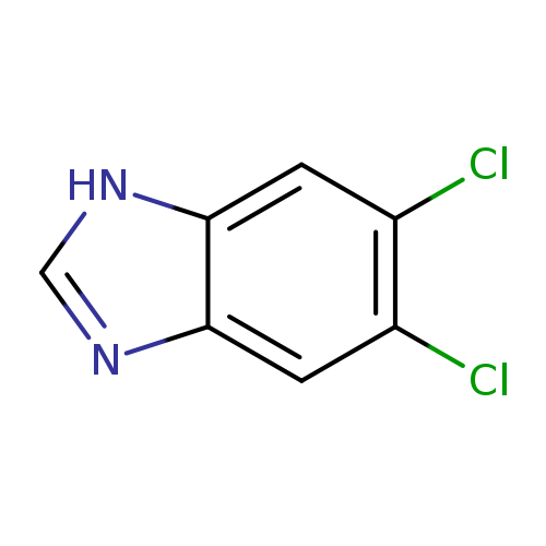 Clc1cc2[nH]cnc2cc1Cl