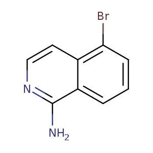 Brc1cccc2c1ccnc2N