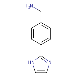 NCc1ccc(cc1)c1ncc[nH]1