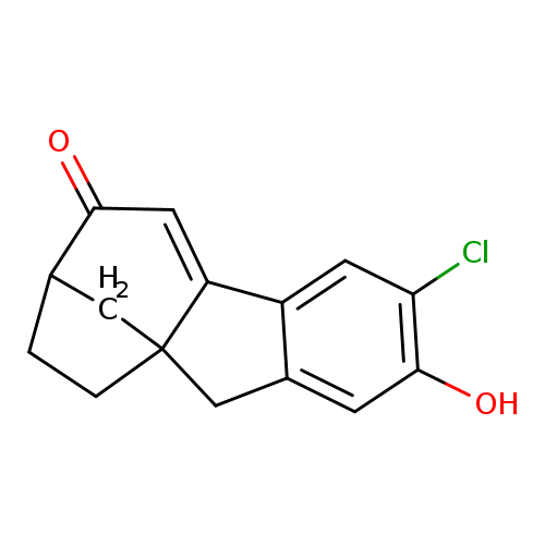O=C1C=C2c3cc(Cl)c(cc3CC32CC1CC3)O