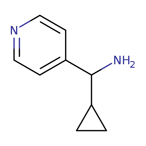 NC(c1ccncc1)C1CC1