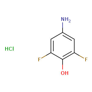 Nc1cc(F)c(c(c1)F)O.Cl