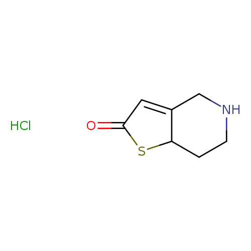 O=C1C=C2C(S1)CCNC2.Cl