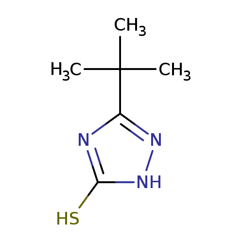Sc1[nH]nc(n1)C(C)(C)C
