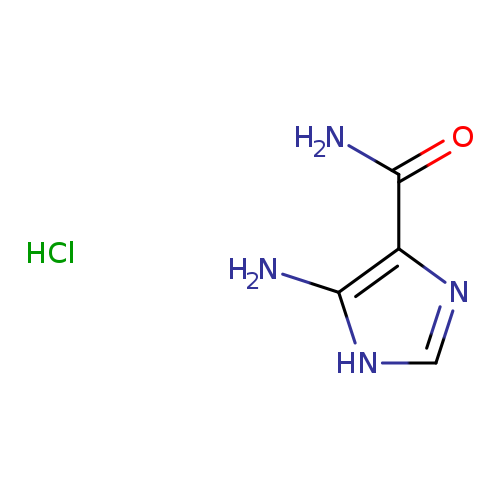 NC(=O)c1nc[nH]c1N.Cl