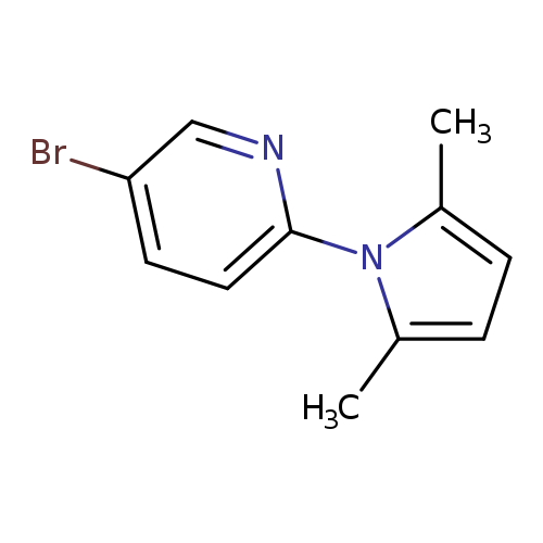 Brc1ccc(nc1)n1c(C)ccc1C