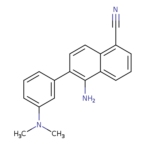 N#Cc1cccc2c1ccc(c2N)c1cccc(c1)N(C)C