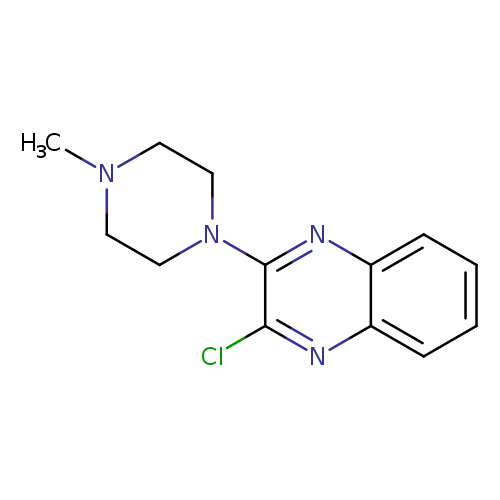 CN1CCN(CC1)c1nc2ccccc2nc1Cl