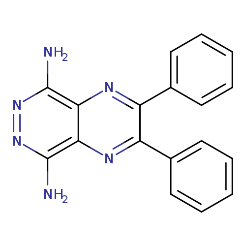 Nc1nnc(c2c1nc(c1ccccc1)c(n2)c1ccccc1)N