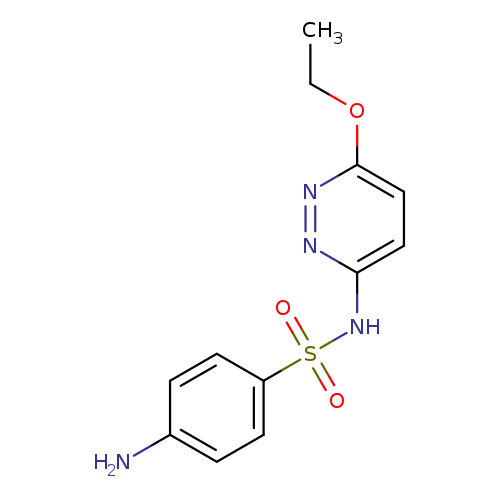 CCOc1ccc(nn1)NS(=O)(=O)c1ccc(cc1)N