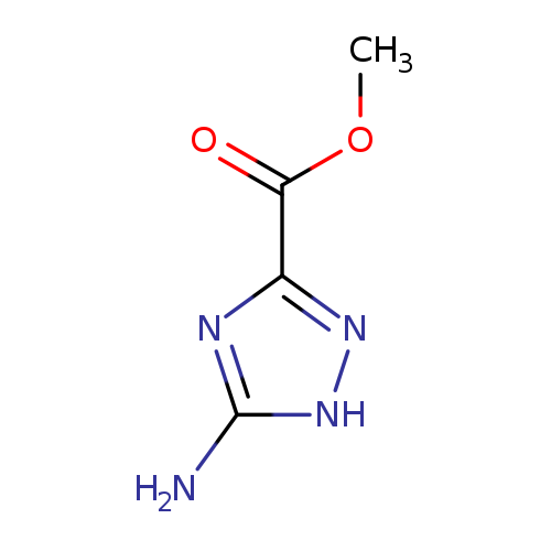 COC(=O)c1n[nH]c(n1)N