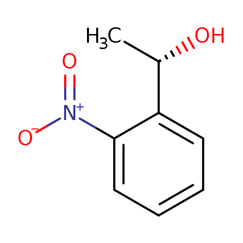 [O-][N+](=O)c1ccccc1[C@@H](O)C