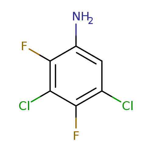 Fc1c(N)cc(c(c1Cl)F)Cl