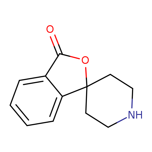 O=C1OC2(c3c1cccc3)CCNCC2