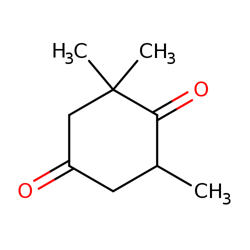 O=C1CC(C)C(=O)C(C1)(C)C