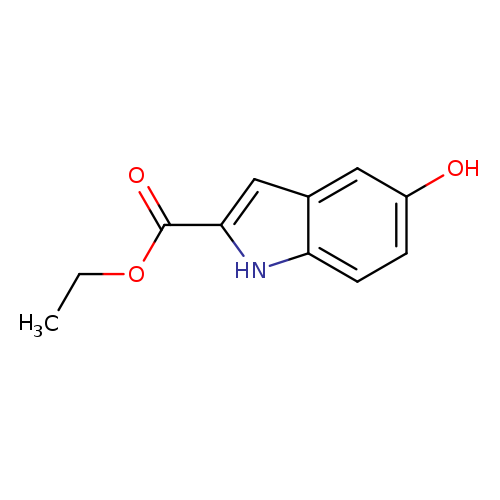 CCOC(=O)c1cc2c([nH]1)ccc(c2)O