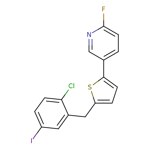 Fc1ccc(cn1)c1ccc(s1)Cc1cc(I)ccc1Cl