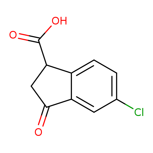 OC(=O)C1CC(=O)c2c1ccc(c2)Cl