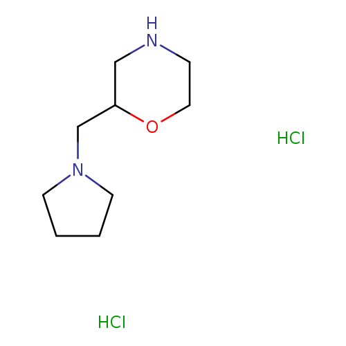C1COC(CN1)CN1CCCC1.Cl.Cl