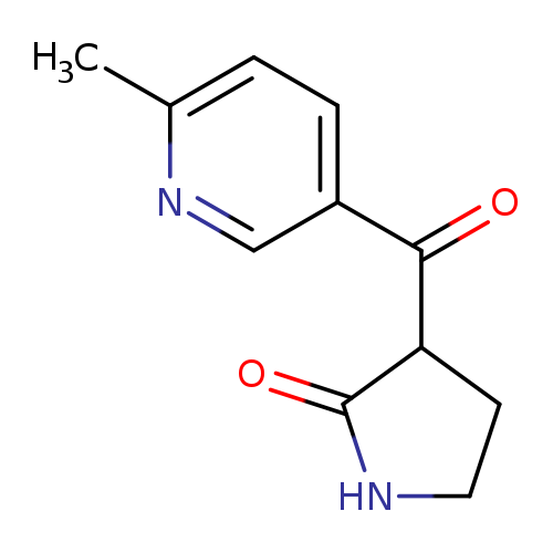 O=C1NCCC1C(=O)c1ccc(nc1)C