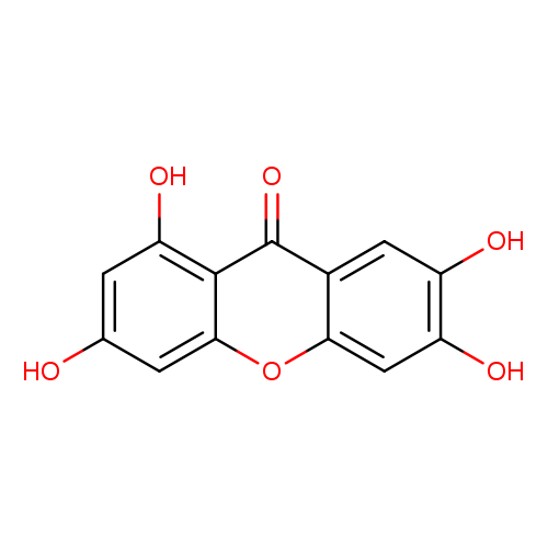 Oc1cc(O)c2c(c1)oc1c(c2=O)cc(c(c1)O)O