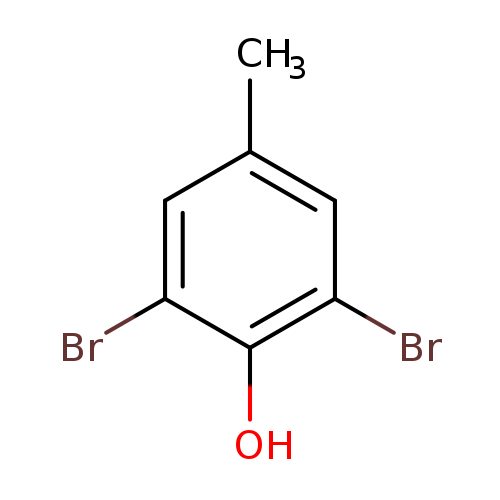 Cc1cc(Br)c(c(c1)Br)O
