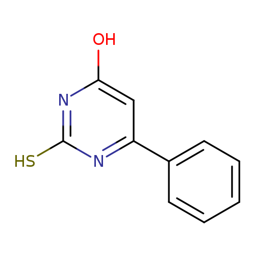 Oc1nc(S)nc(c1)c1ccccc1