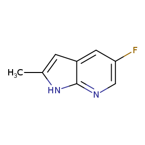 Fc1cnc2c(c1)cc([nH]2)C