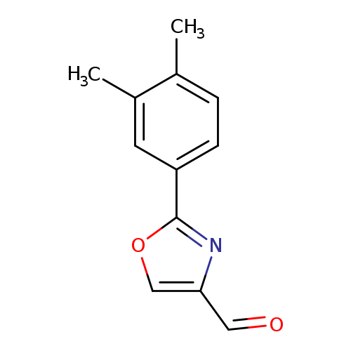 O=Cc1coc(n1)c1ccc(c(c1)C)C