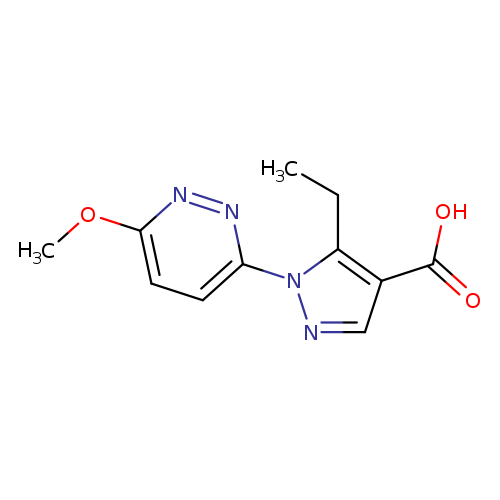 CCc1c(cnn1c1ccc(nn1)OC)C(=O)O