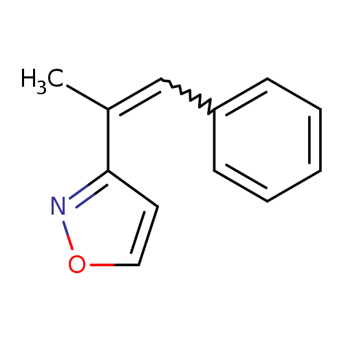 CC(=Cc1ccccc1)c1nocc1
