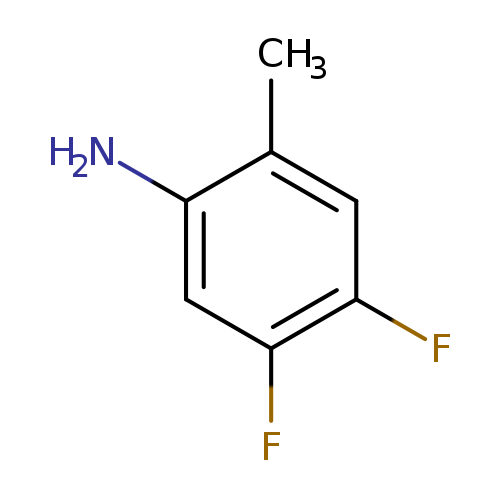 Nc1cc(F)c(cc1C)F