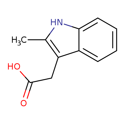 OC(=O)Cc1c(C)[nH]c2c1cccc2