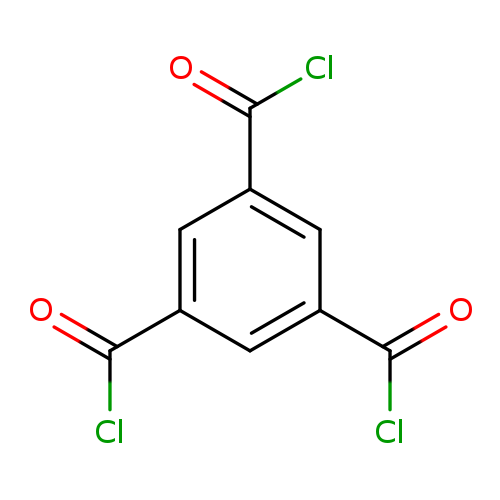 ClC(=O)c1cc(cc(c1)C(=O)Cl)C(=O)Cl