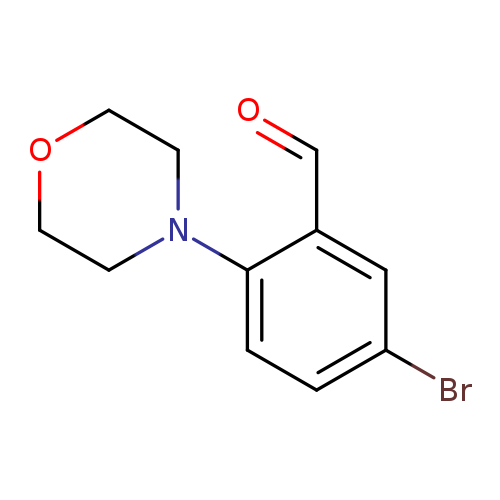 O=Cc1cc(Br)ccc1N1CCOCC1