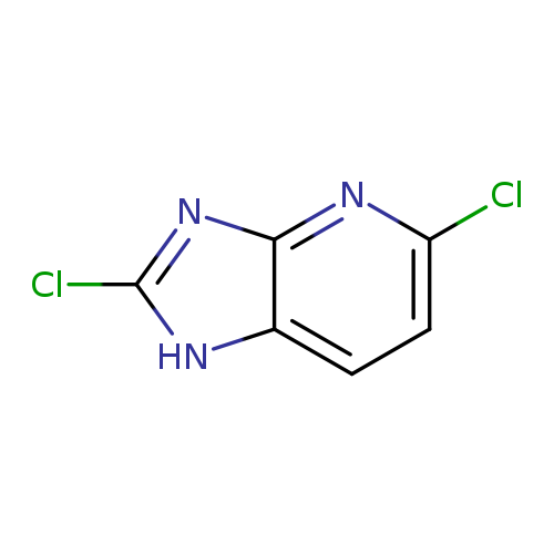 Clc1ccc2c(n1)nc([nH]2)Cl