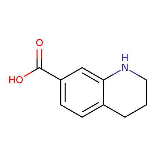 OC(=O)c1ccc2c(c1)NCCC2