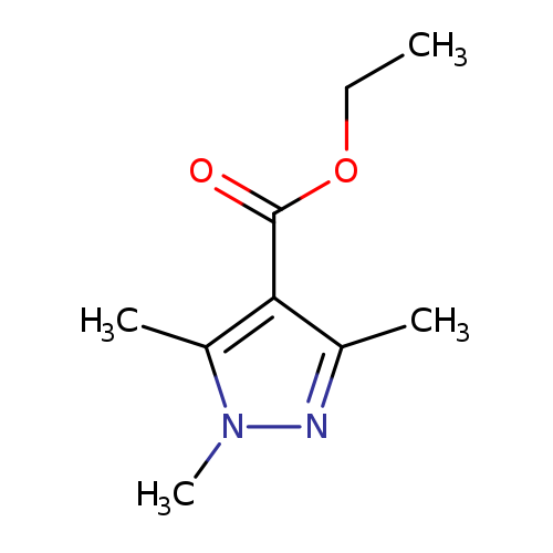 CCOC(=O)c1c(C)nn(c1C)C