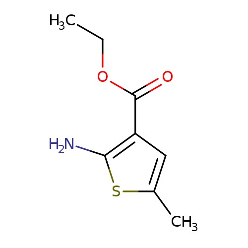 CCOC(=O)c1cc(sc1N)C