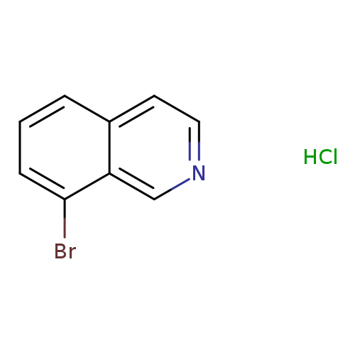 Brc1cccc2c1cncc2.Cl