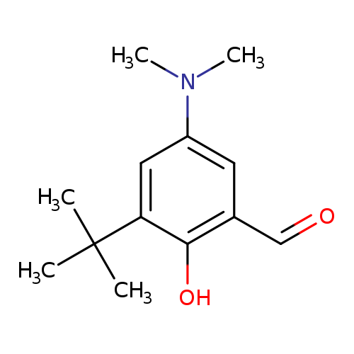 O=Cc1cc(cc(c1O)C(C)(C)C)N(C)C