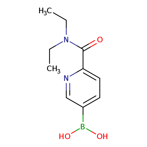 CCN(C(=O)c1ccc(cn1)B(O)O)CC